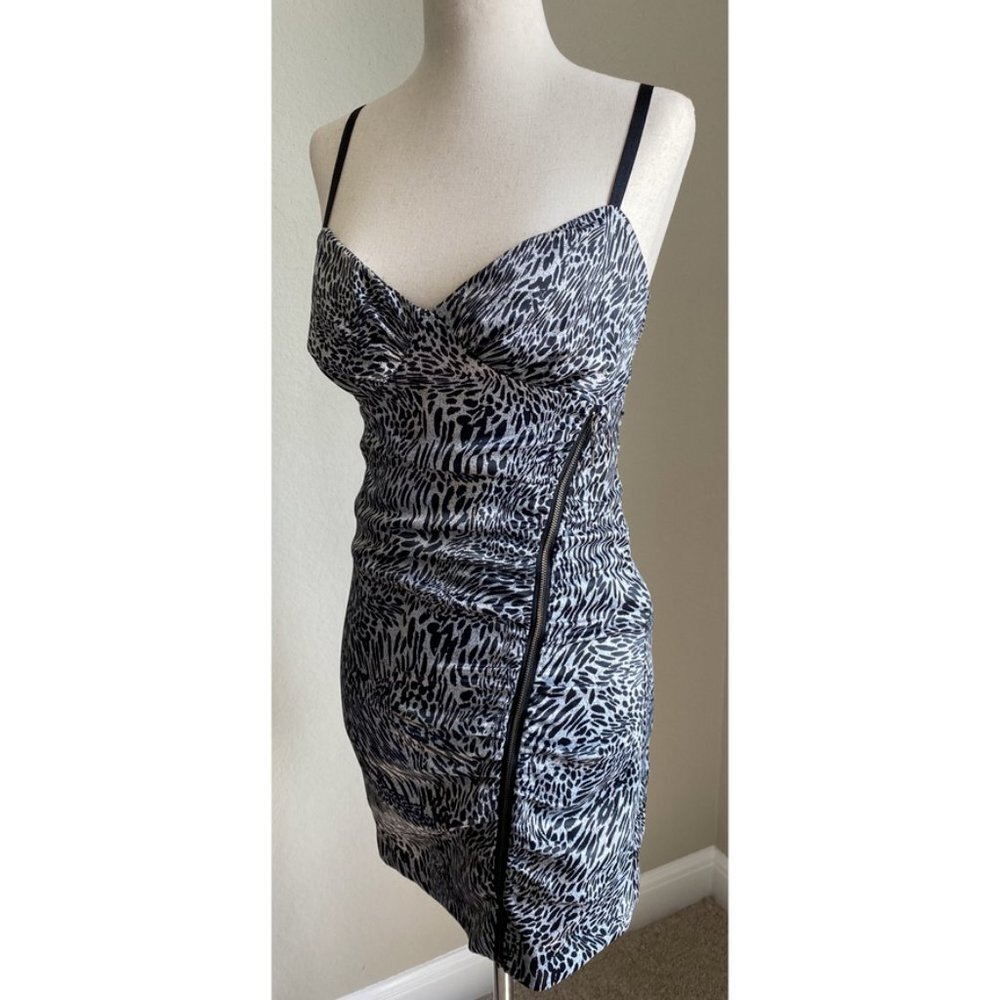 Animal Print Mini Dress | GUESS | XS